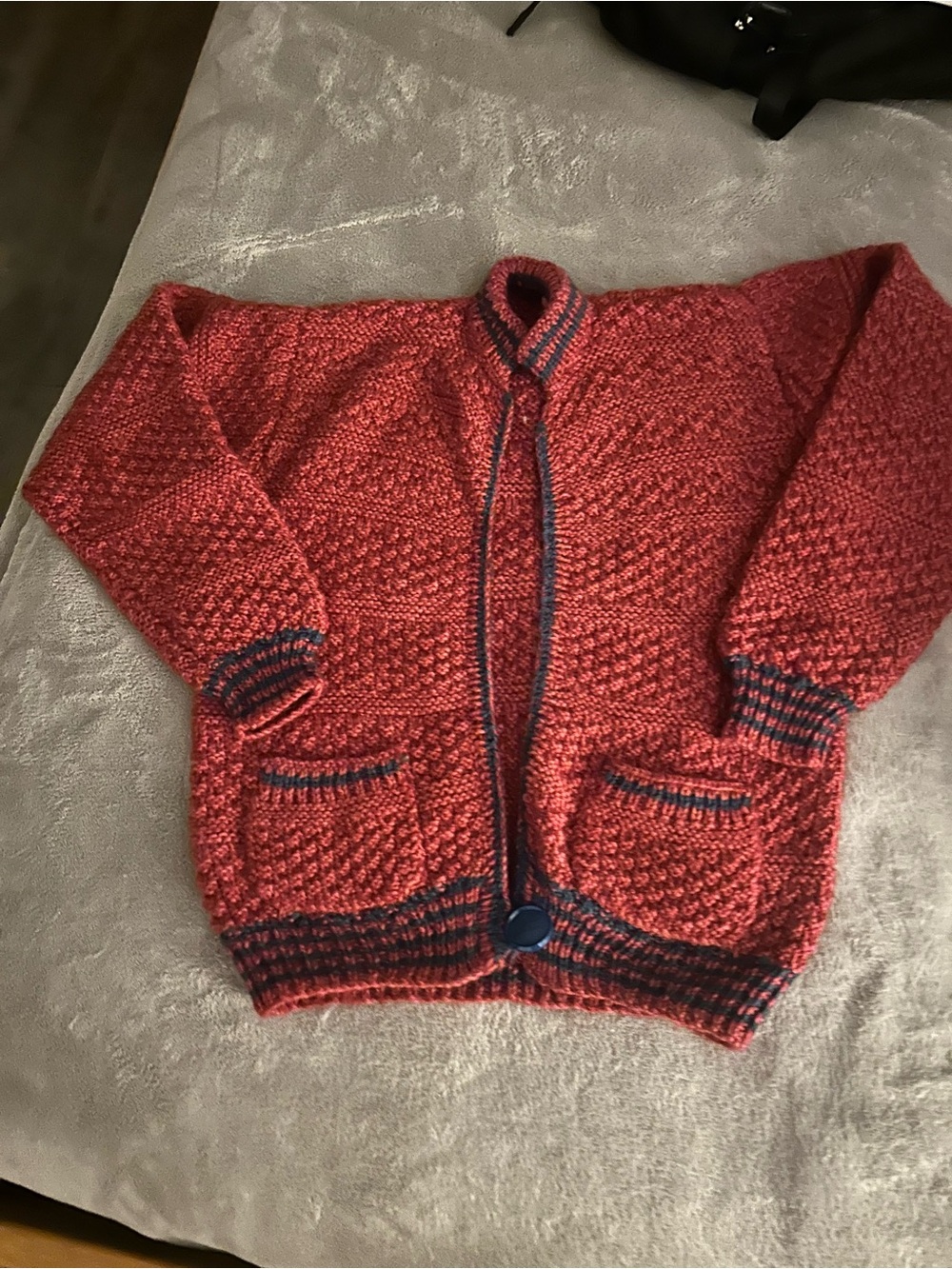 Hand knit sweater